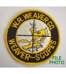 Weaver Scopes Patch - 4" Diameter